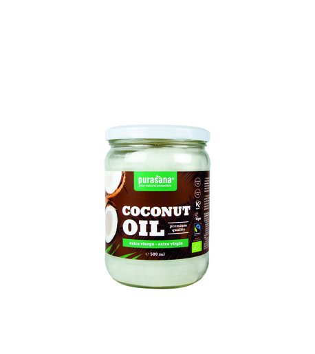 Purasana Huile de noix de coco extra-vierge 500ml | Produits Bio