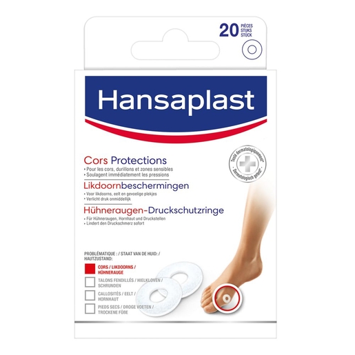 Hansaplast Foot Expert 20 Anti-Drukringen Likdoorns | Podologie