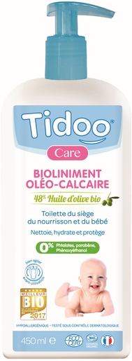 Tidoo Bioliniment Oléo-Calcaire 450ml | Rougeurs fessières