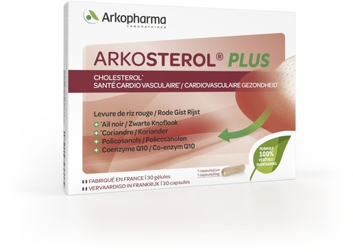 Arkostérol Plus 30 Capsules | Antioxidanten