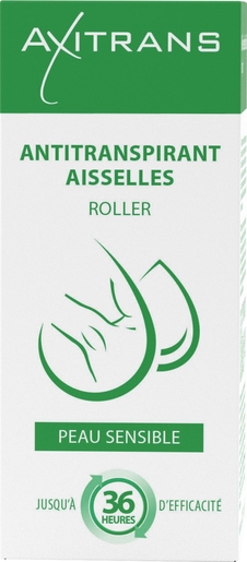 Axitrans Anti-transpirant Peau Sensible Roller 20ml | Déodorants anti-transpirant