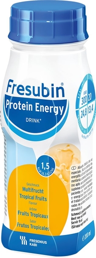 Fresubin Protein Energy Drink Fruits Tropicaux 4x200ml | Nutrition orale