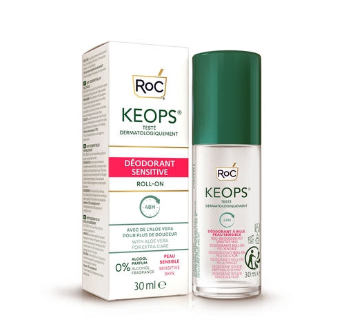 RoC Keops Deodorant Sensitive Skin Roll-On 30 ml