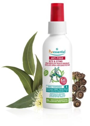 Puressentiel Spray Tegen Beten Gevoelige Huid 100 ml | Verzachtende producten