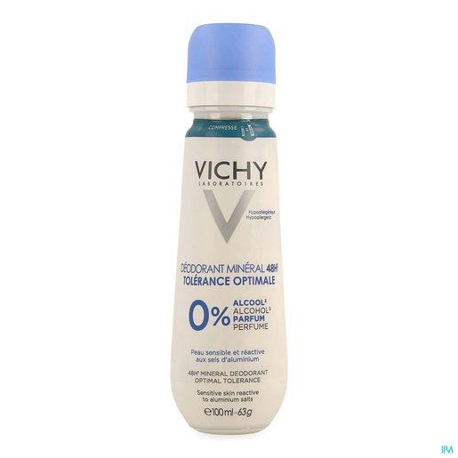 Vichy Deo Aero Optimale Tolerantie 48h 100ml | Klassieke deodoranten