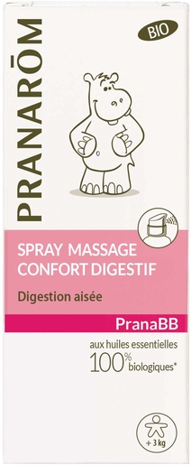 Pranarôm PranaBB Huile Massage Confort Digestif 15ml | Digestion - Transit