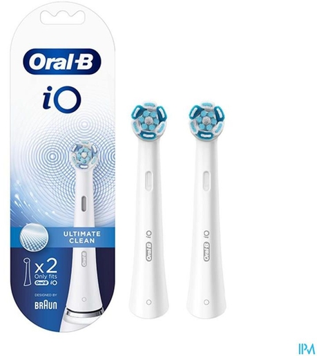 Oral-B iO Ultimate Clean Borstels Wit 2 stuks | Tandenborstels