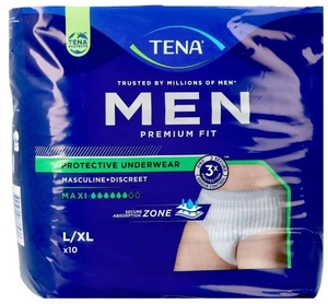 TENA Men Premium Fit Pants L/XL 10 pièces