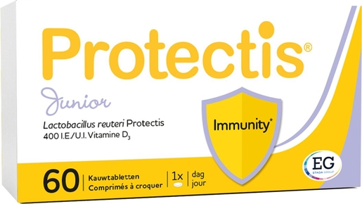 Protectis Junior 60 Kauwtabletten | Natuurlijk afweersysteem - Immuniteit