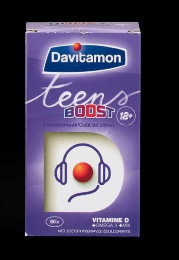 Davitamon Boost Teens Omega-3 Caps 60 | Multivitaminen