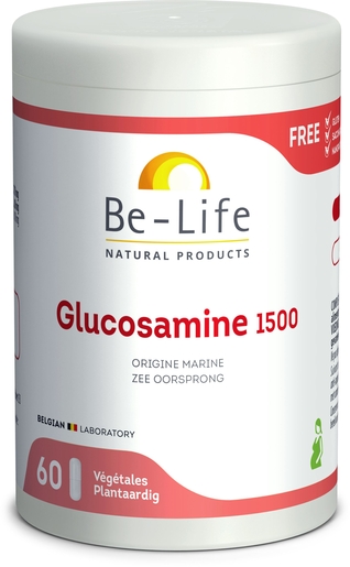Be-Life Glucosamine 1500 60 Capsules | Gewrichten - Artrose