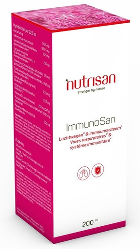 Nutrisan ImmunoSan Siroop 200ml | Natuurlijk afweersysteem - Immuniteit