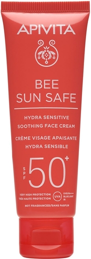 Apivita Bee Sun Safe Hydra Sensitive SPF 50+ 50 ml | Zonneproducten