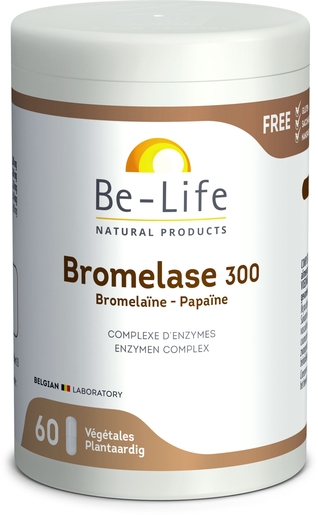 Be-Life Bromelase 300 60 Capsules | Varia