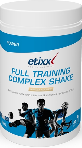 Etixx Full Training Complex Shake Vanilla Poeder 1kg | Spiermassa