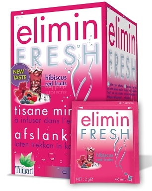 Elimin Fresh Tisane Minceur Hibiscus-Fruits Rouges 24 Sachets | Draineurs