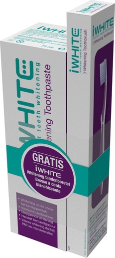 iWhite Instant Whitening Tandpasta 75ml (plus tandenborstel gratis) | Tandpasta's - Tandhygiëne