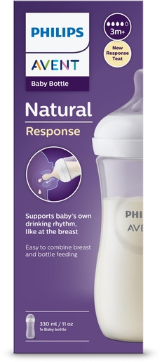 Philips Avent Natural Zuigfles 3M+ 330 ml | Zuigflessen