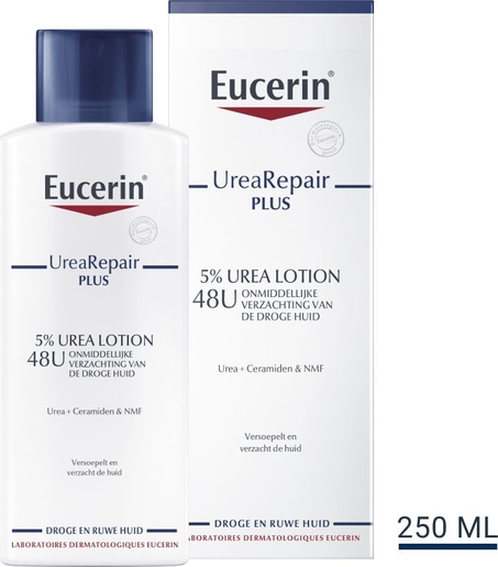 Eucerin UreaRepair Plus 5% Urea Lotion Droge en Ruwe Huid 250 ml | Zeer droge huid