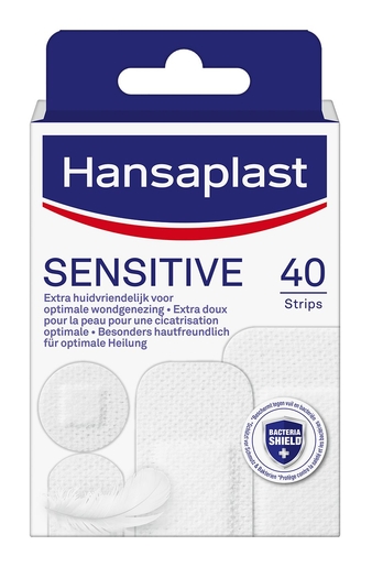 Hansaplast Sensitive 40 Pansements | Pansements - Sparadraps - Bandes
