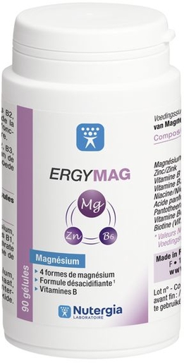Ergymag Magnésium 90 Gélules | Magnésium
