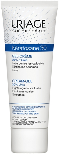 Uriage Keratosane 30 Gel Crème 75ml | Callosité - Cor - Durillon - Oeil de perdrix