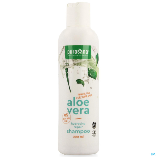 Purasana aloë vera Shampoo Herstellend 200 ml | Haarverzorging