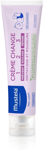 Mustela Bébé Crème Change 1-2-3 50g | Change - Lingettes - Liniment
