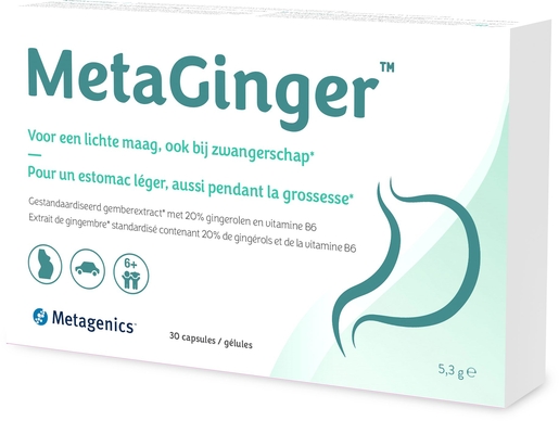 MetaGinger 30 Capsules | Digestion - Transit
