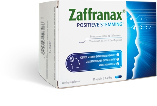 Zaffranax 120 Gelules | Stress - Ontspanning