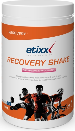 Etixx Recovery Shake Framboos-Kiwi Poeder 1kg | Recuperatie