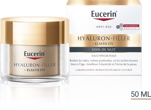 Eucerin Hyaluron-Filler + Elasticity Soin de Nuit 50ml | Antirides - Anti-âge