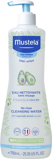Mustela PN Eau Nettoyante Sans Rincage 750ml | Nos Best-sellers