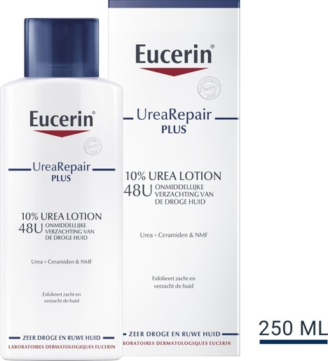 Eucerin UreaRepair Plus 10% Urea Lotion Zeer Droge en Ruwe Huid  250 ml | Zeer droge huid