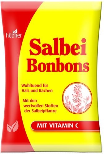Hubner Salie Vitamine C Snoepjes 37 g | Ademhaling