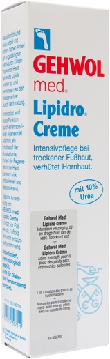 Gehwol Med Lipidro Crème 125ml | Eelt - Likdoorns - Eksterogen