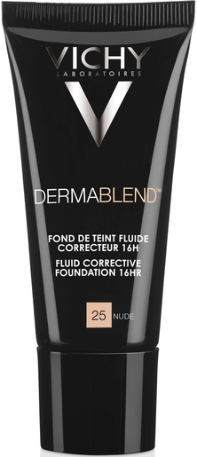 Vichy Dermablend Foundation Vloeibaar 25 Nude 30ml | Foundations