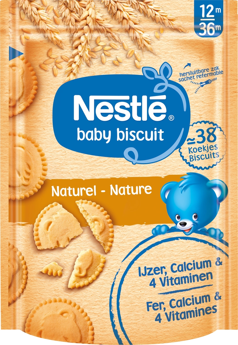 Biscuits bébé croissance nature - dès 12 mois BIO, U Tout Petits