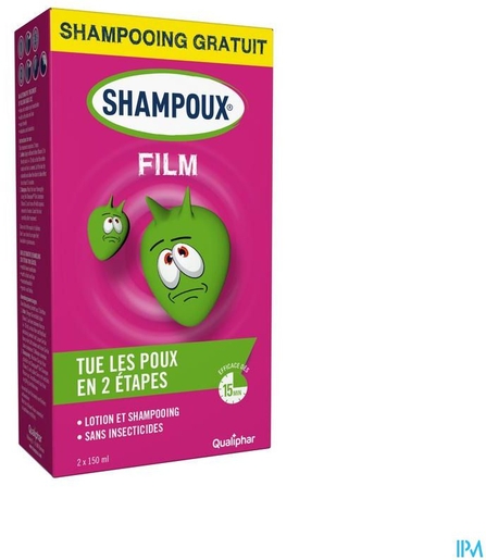Shampoux Film 2 x 150ml | Anti-poux - Traitement Poux