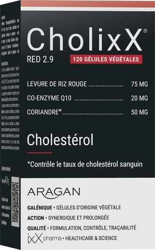 CholixX RED 2.9 120 Capsules | Cholestérol
