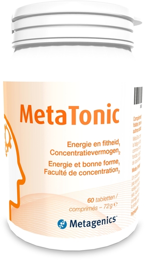 MetaTonic 60 Tabletten | Geheugen - Concentratie