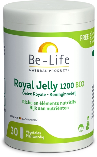 Be-Life Royal Jelly 1200Bio 30 Capsules | Bioproducten