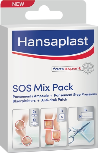 Hansaplast Foot Expert SOS Mix Pack 6 Pleisters | Blaren