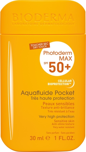 Bioderma Photoderm MAX Aquafluide IP50+ Pocket 30ml | Zonnebescherming