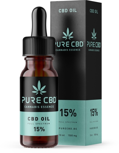 Pure CBD Breed Spectrum Olie 15% 10 ml | Aromatherapie