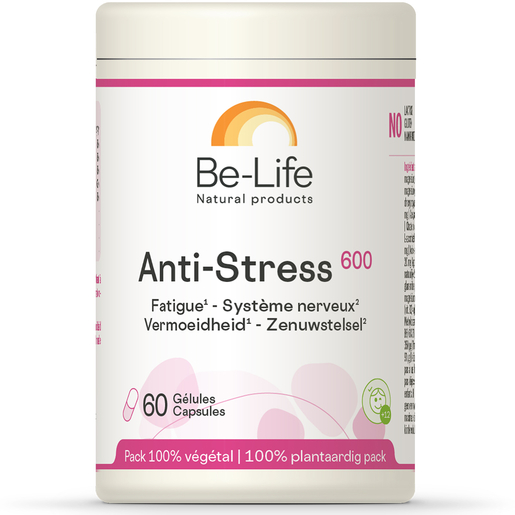 Be-Life Anti-Stress 600 60 Gélules | Stress - Relaxation