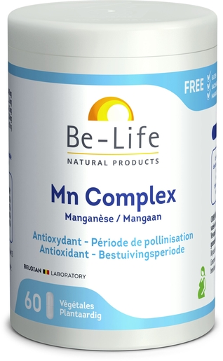 Be-Life Mn Complex 60 Capsules | Mangaan
