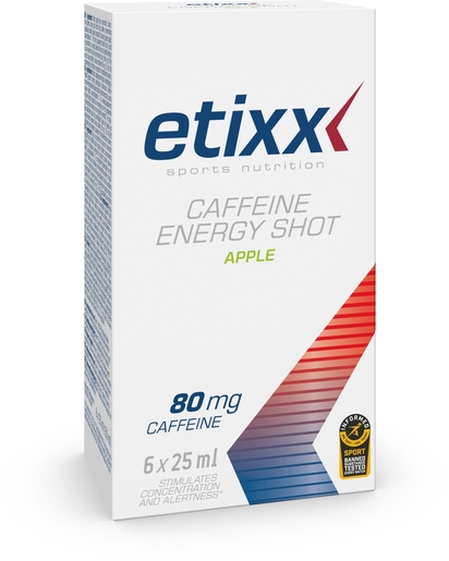Etixx Cafeïne Energie Shot 6x25 ml