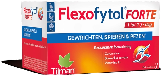 Flexofytol Forte Gewrichten Spieren Pezen Kurkuma 84 Tabletten | Onze Bestsellers