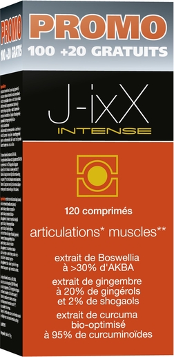 J-ixX Intense 120 Comprimés | Articulations